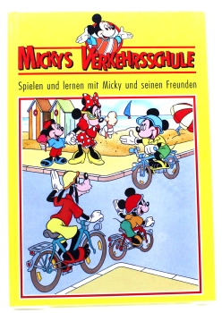 Mickys Verkehrsschule - Spielen und lernen mit Micky und seinen Freunden Comic Album: Handzeichen für Radfahrer